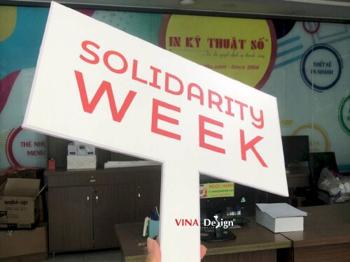 Hashtag cầm tay SoliDarity Week - MSN319