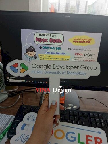 Hashtag cầm tay Google Developer Group HCMC University of Technology - MSN664