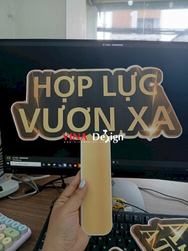 Hashtag cầm tay slogan Hợp Lực Vươn Xa - MSN668