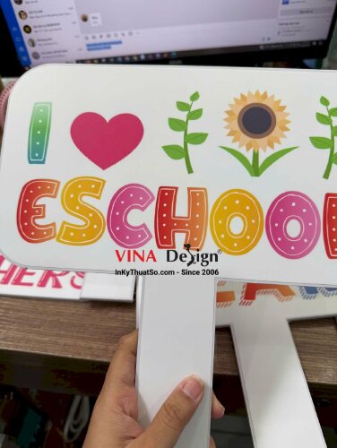Hashtag cầm tay I LOVE Eschool - MSN704