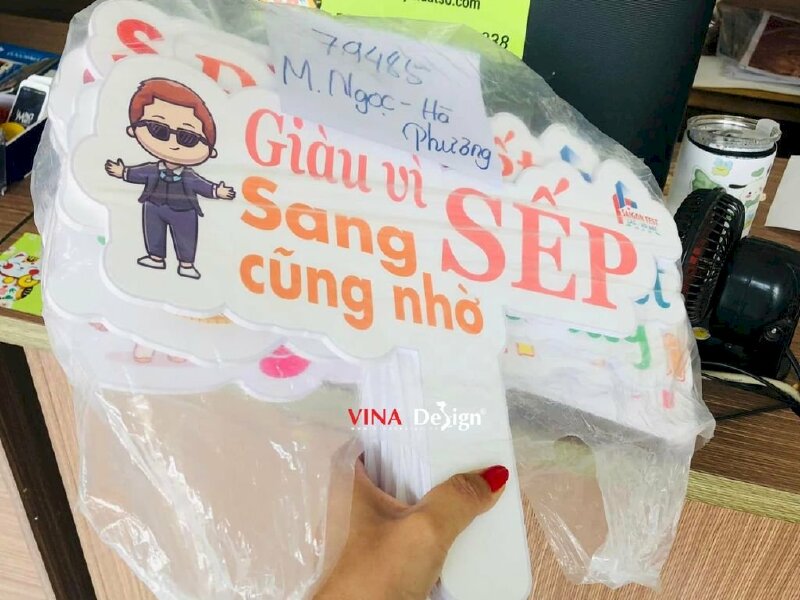 Hashtag cầm tay Giàu vì SẾP Sang cũng nhờ Sếp - MSN267