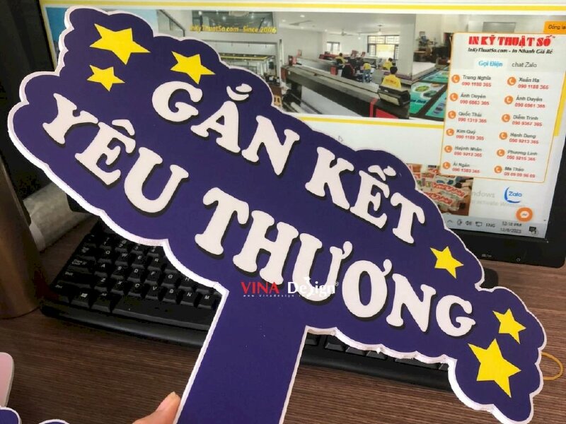 Hashtag cầm tay Slogan Gắn Kết Yêu Thương - MSN310