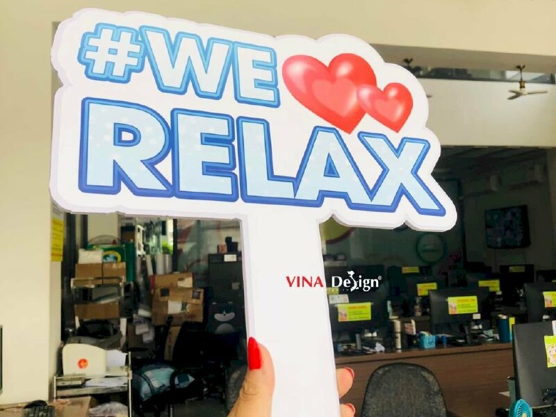 Hashtag cầm tay We Love Relax - MSN289