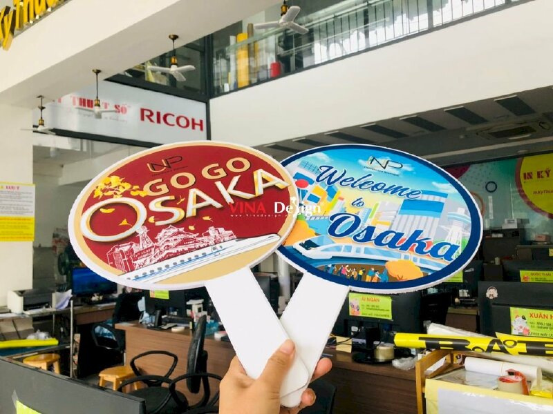 Hashtag cầm tay Welcome to Osaka cho công ty lữ hành du lịch tour Nhật Bản - MSN270