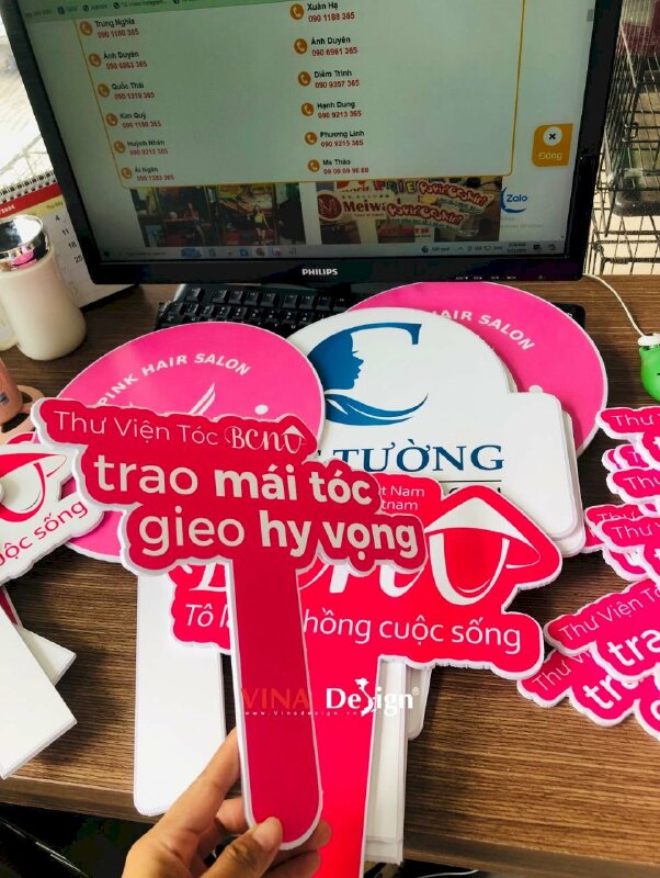 Hashtag cầm tay Thư viện tóc BCNV Trao mái tóc Gieo hy vọng - MSN369