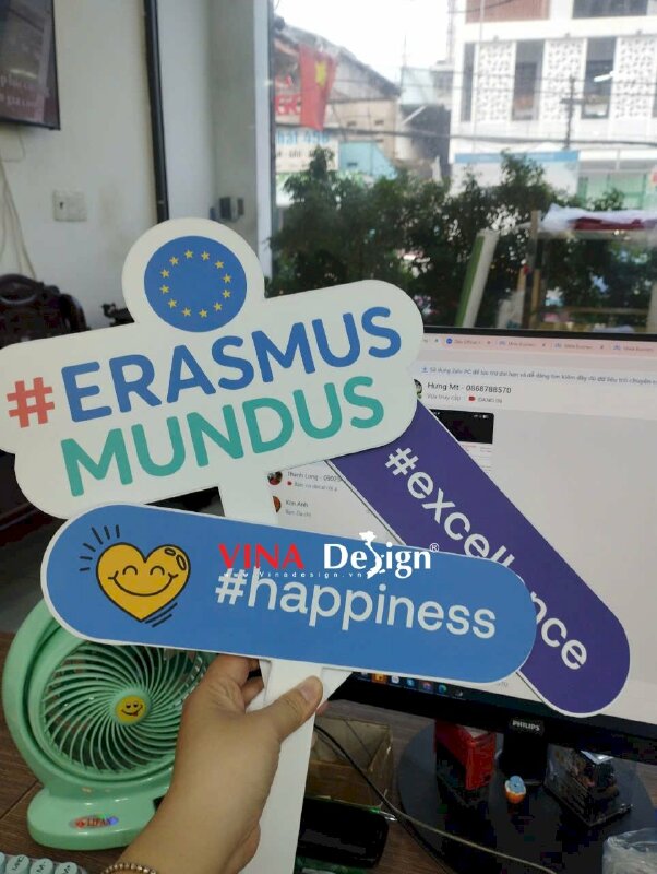 Hashtag cầm tay Erasmus Mundus - MSN509