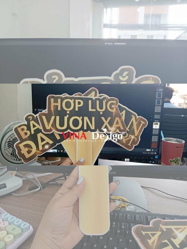 Hashtag cầm tay slogan Bản Sắc Đạt Gia - MSN669