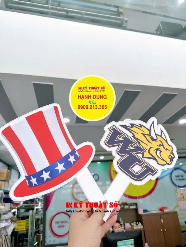 Hashtag cầm tay USA Top Hat WU - MSN690