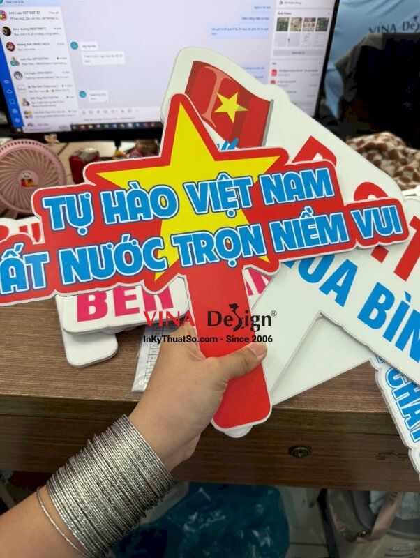 Hashtag cầm tay Tự Hào Việt Nam Đất Nước Trọn Niềm Vui - MSN700