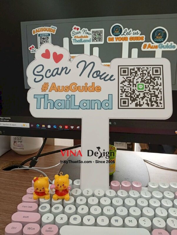 Hashtag cầm tay Scan Now QRcode - MSN698
