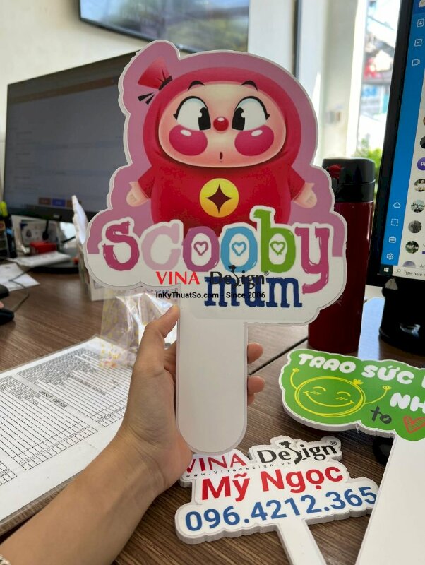 Hashtag cầm tay Sản phẩm Scooby mum Bé ăn ngon ngủ ngon - MSN213