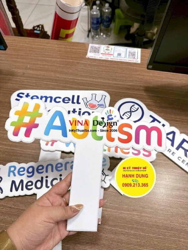 Hashtag cầm tay Autism Hội chứng tự kỷ Autism spectrum disorder (ASD) - MSN707